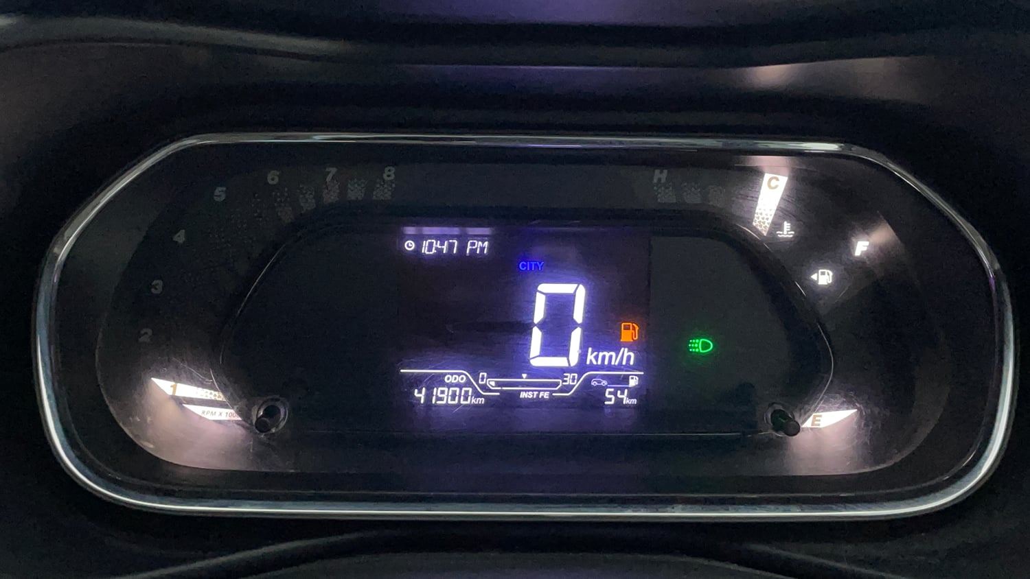 Used 2021 Tata Nexon XM (S) Petrol Manual interior CLUSTERMETER VIEW