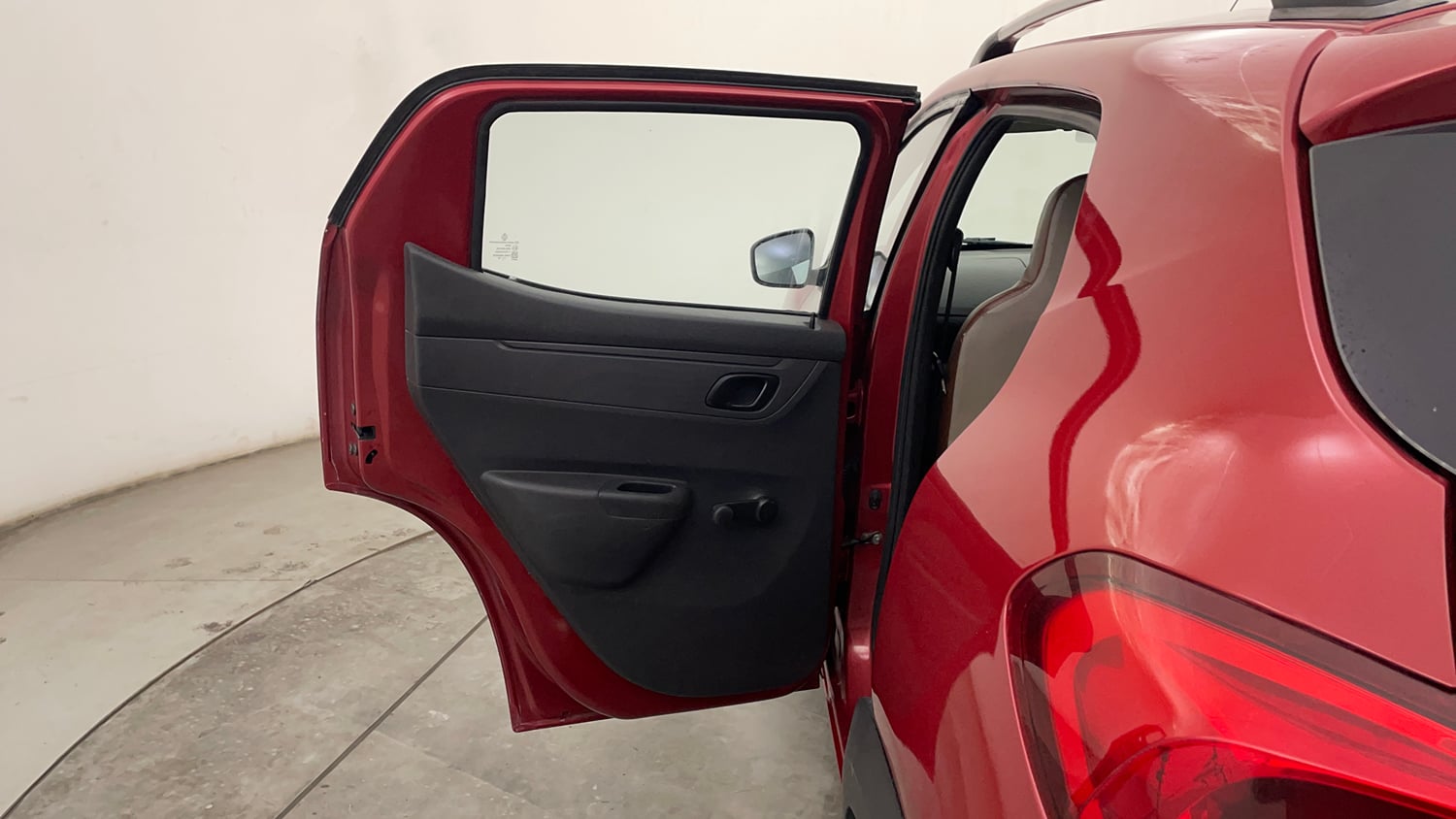 Used 2016 Renault Kwid RXT Petrol Manual interior LEFT REAR DOOR OPEN VIEW