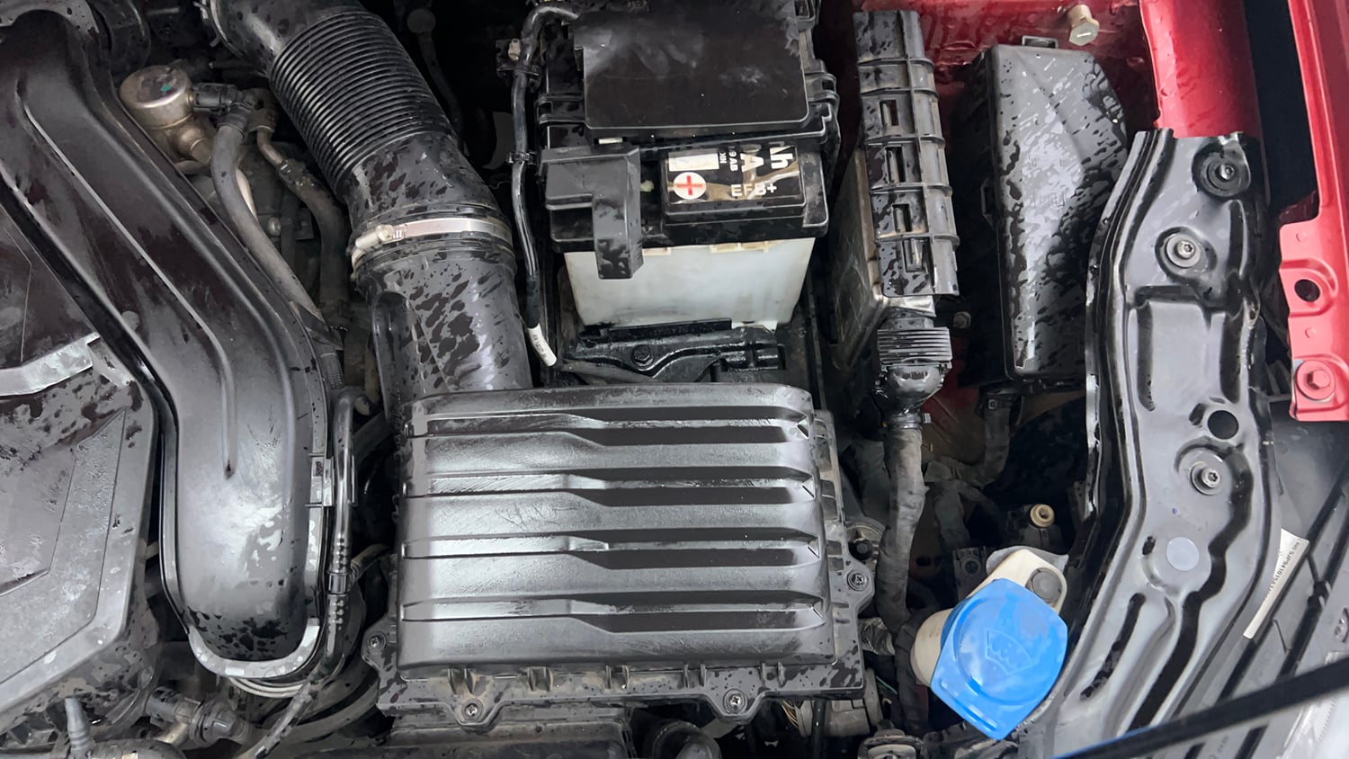 Used 2022 Volkswagen Virtus GT Plus 1.5 TSI EVO DSG Petrol Automatic engine ENGINE LEFT SIDE VIEW