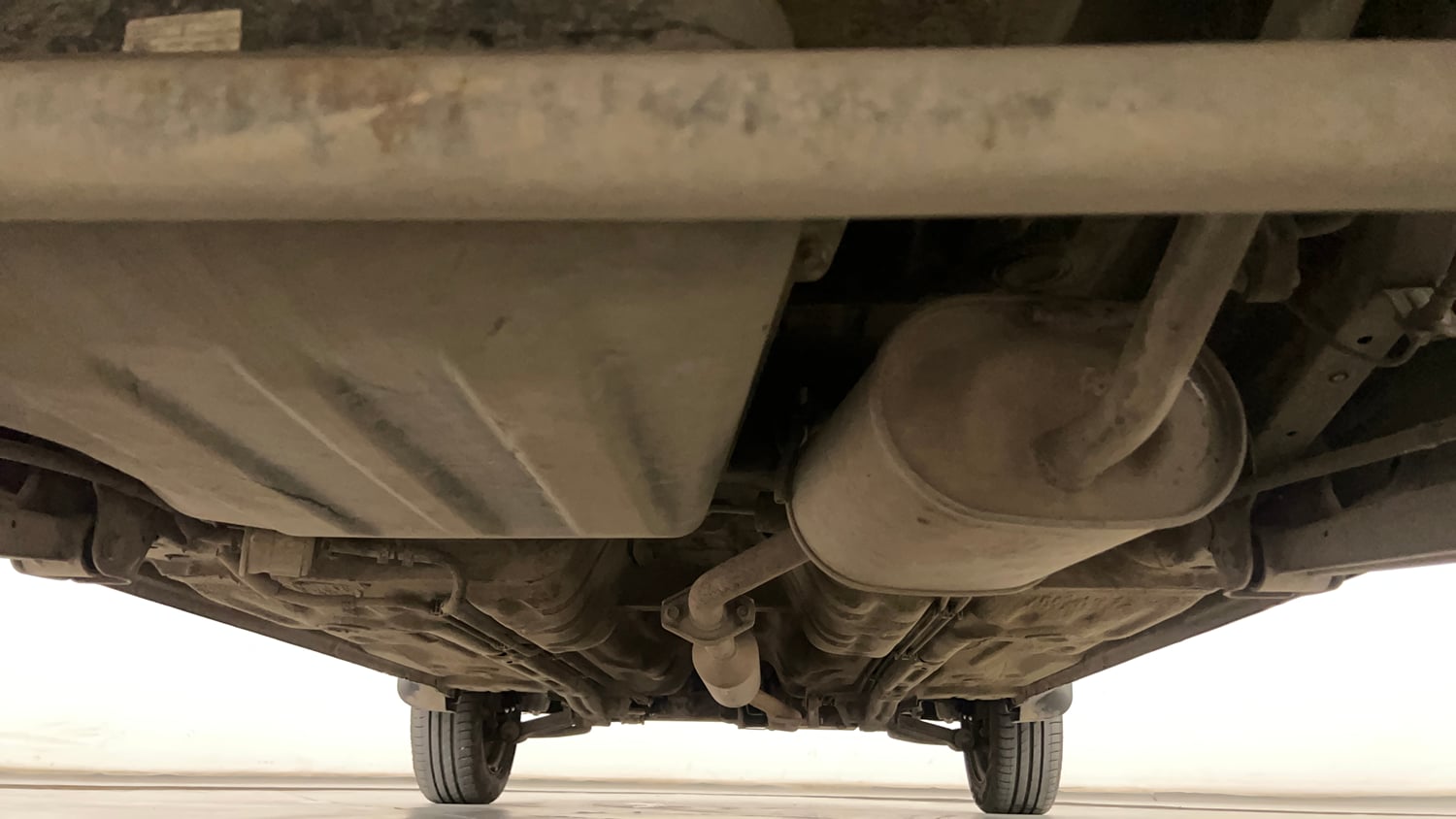 Used 2015 Maruti Suzuki Alto K10 VXi Petrol Manual extra REAR UNDERBODY VIEW (TAKEN FROM REAR)
