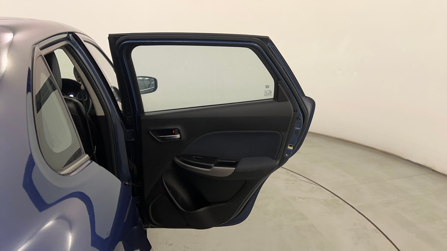 Used 2021 Maruti Suzuki Baleno Zeta Petrol Manual interior RIGHT REAR DOOR OPEN VIEW