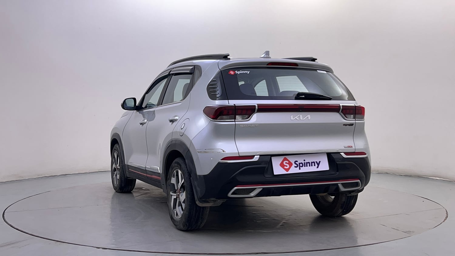 Used 2022 Kia Sonet GTX Plus 1.0 DCT Petrol Automatic exterior LEFT REAR CORNER VIEW