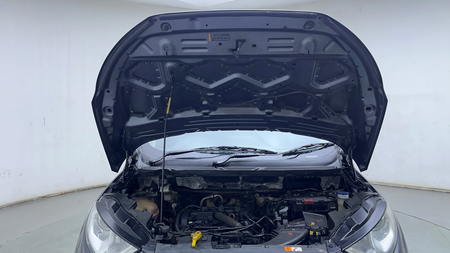 Used 2019 Ford EcoSport Titanium + 1.5L Ti-VCT AT Petrol Automatic engine ENGINE & BONNET OPEN FRONT VIEW