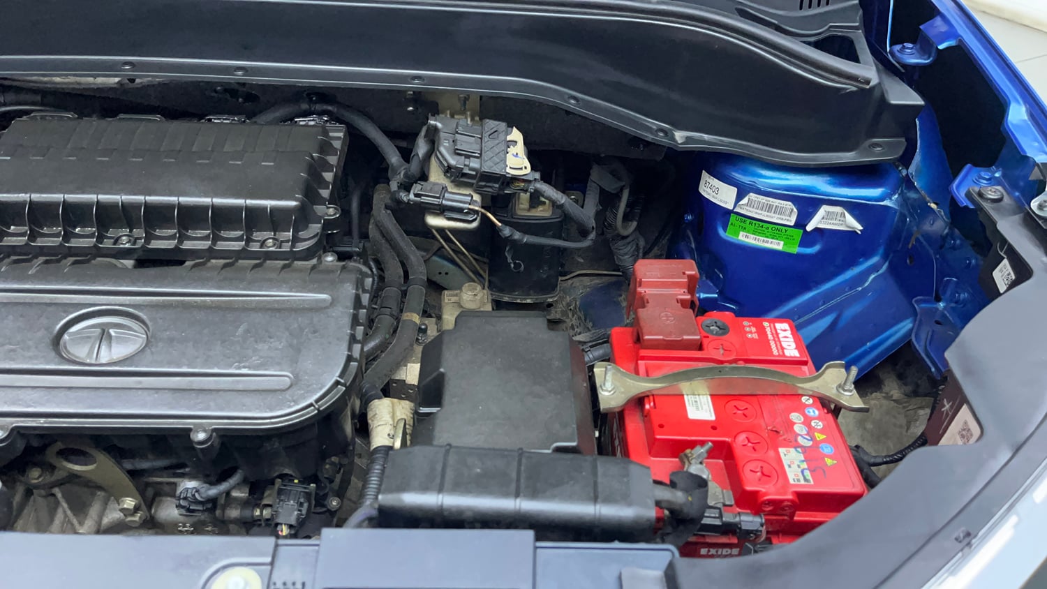 Used 2023 Tata Punch Creative AMT Petrol Automatic engine ENGINE LEFT SIDE VIEW