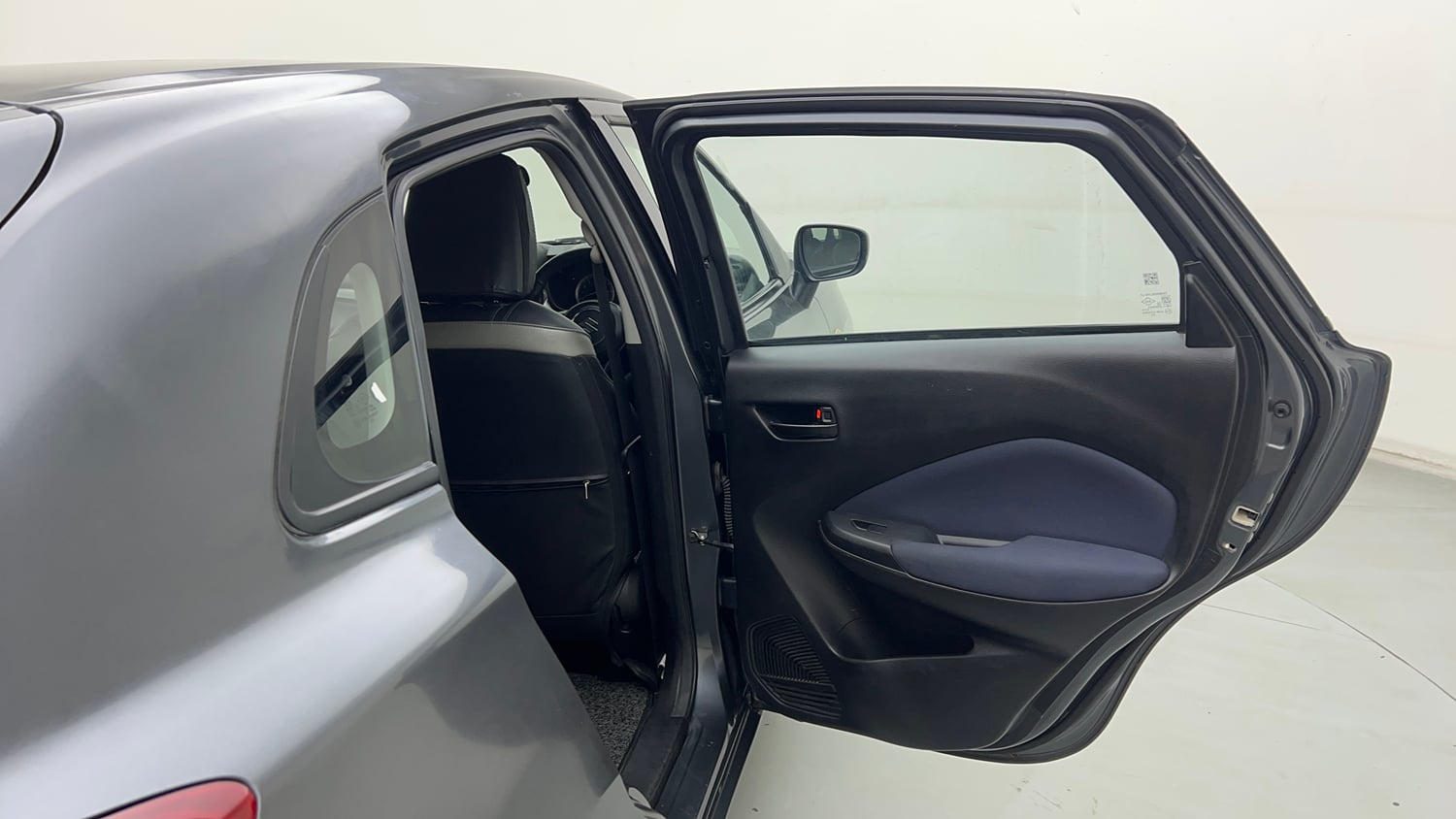 Used 2022 Maruti Suzuki Baleno Sigma MT Petrol Manual interior RIGHT REAR DOOR OPEN VIEW