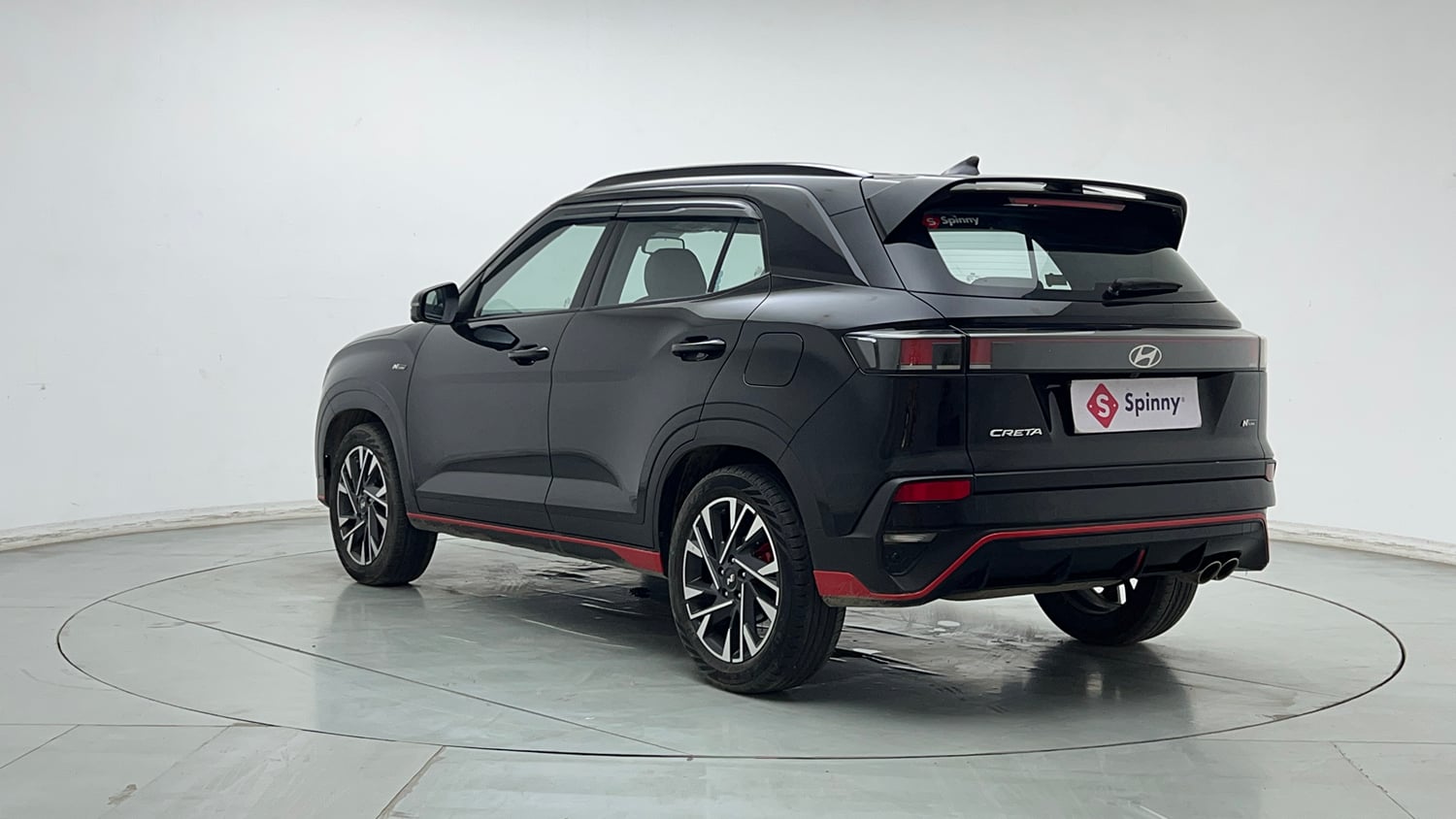 Used 2024 Hyundai Creta N-Line N10 1.5 Turbo DCT Petrol Automatic exterior LEFT REAR CORNER VIEW