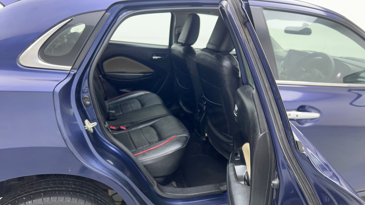 Used 2023 Toyota Glanza G Petrol Manual interior RIGHT SIDE REAR DOOR CABIN VIEW