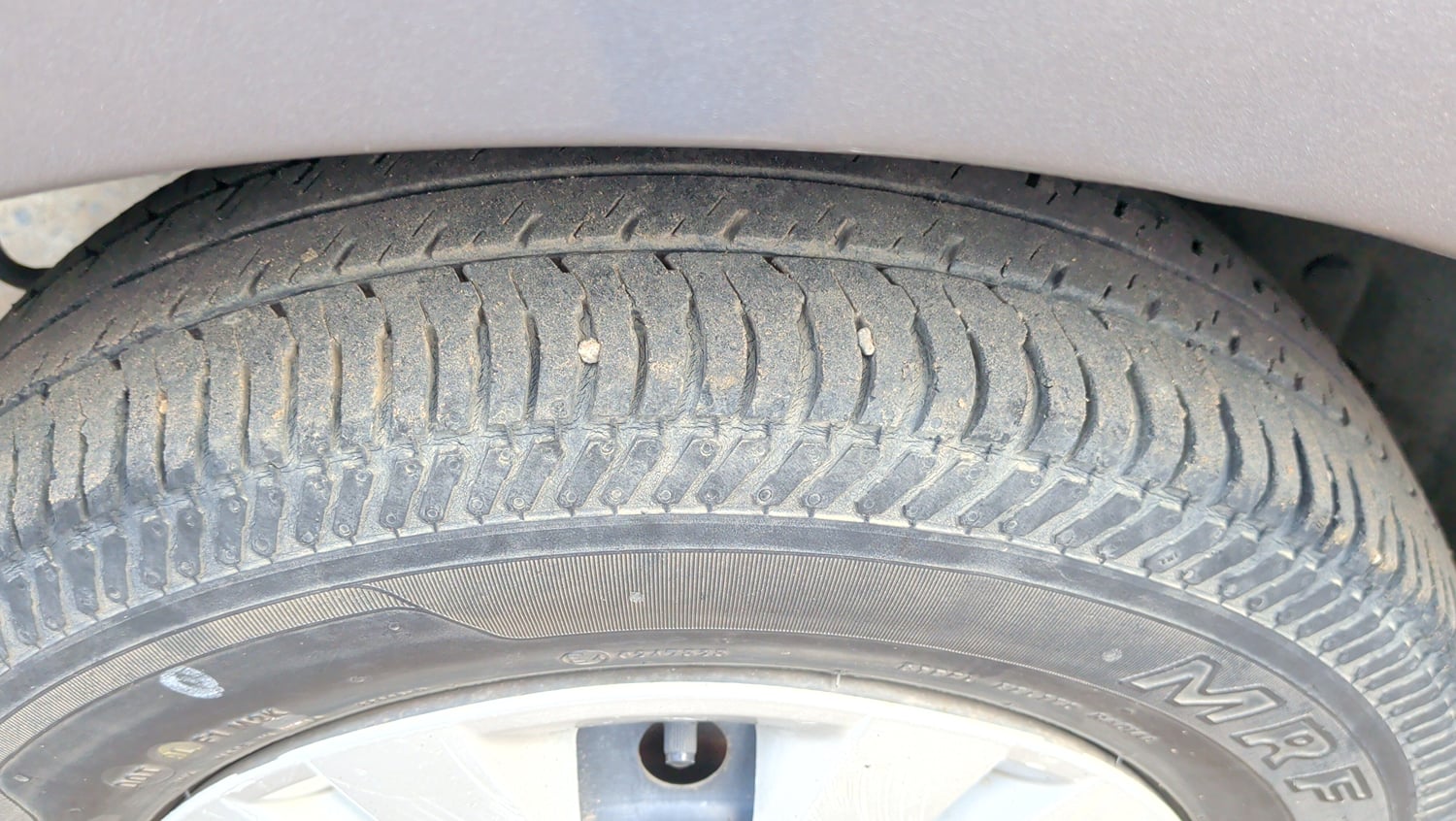 Used 2014 Maruti Suzuki Swift Dzire VXI Petrol Manual tyres RIGHT REAR TYRE TREAD VIEW
