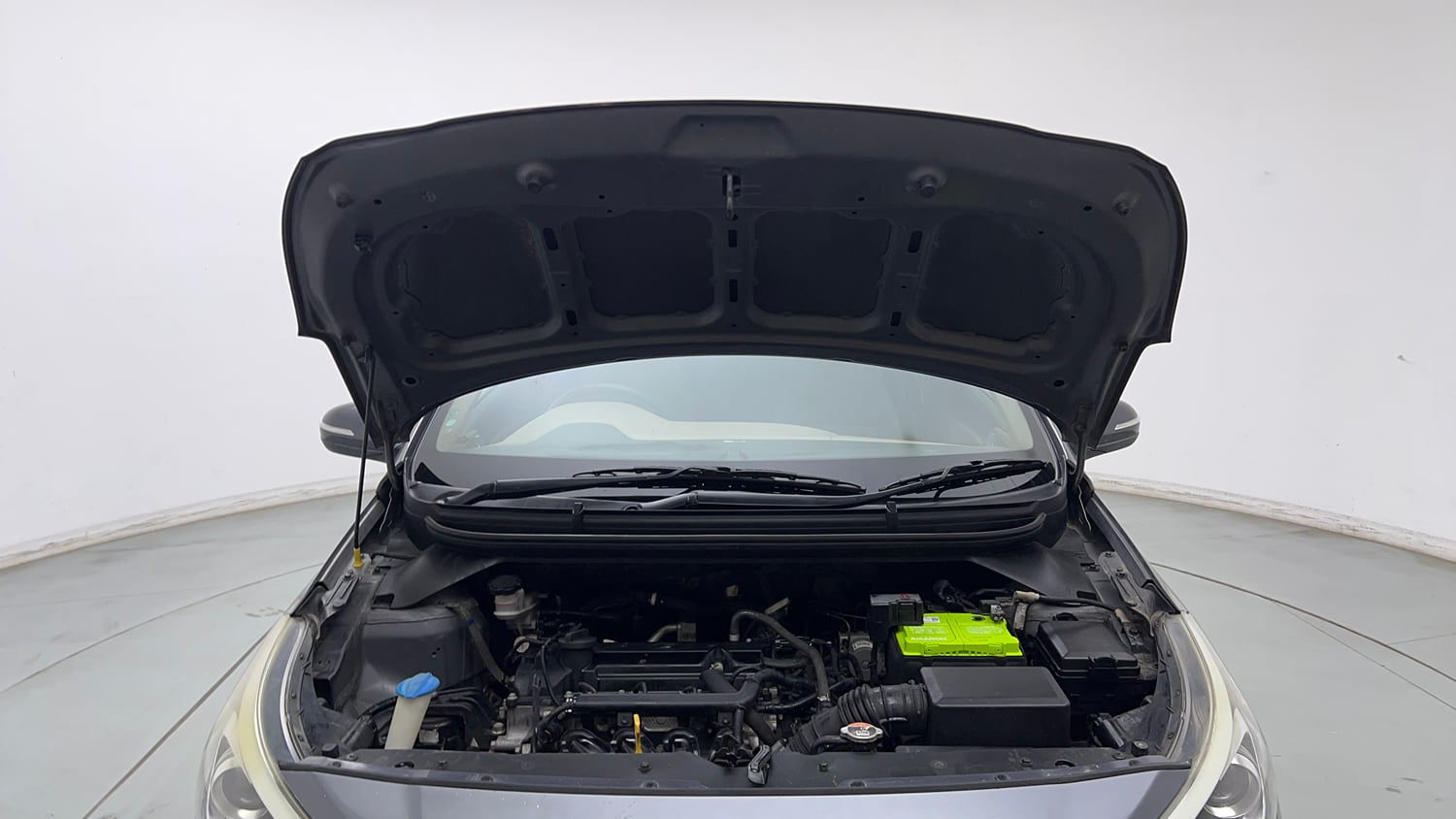 Used 2017 Hyundai Elite i20 Asta 1.2 (O) Petrol Manual engine ENGINE & BONNET OPEN FRONT VIEW