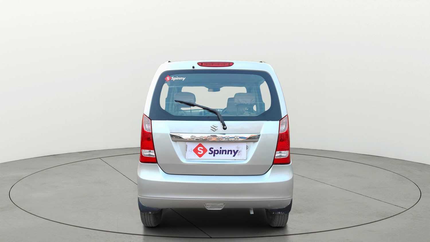 Used 2013 Maruti Suzuki Wagon R VXI Petrol Manual exterior BACK VIEW