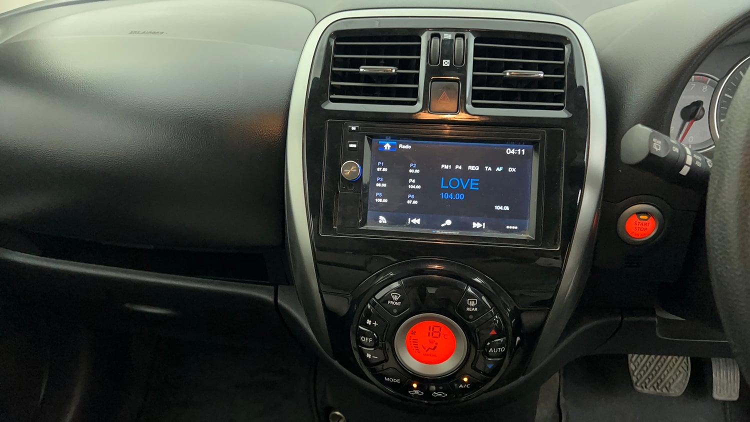 Used 2019 Nissan Micra XV CVT Petrol Automatic interior MUSIC SYSTEM & AC CONTROL VIEW