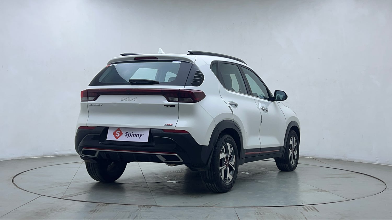 Used 2022 Kia Sonet GTX Plus 1.0 iMT Petrol Manual exterior RIGHT REAR CORNER VIEW