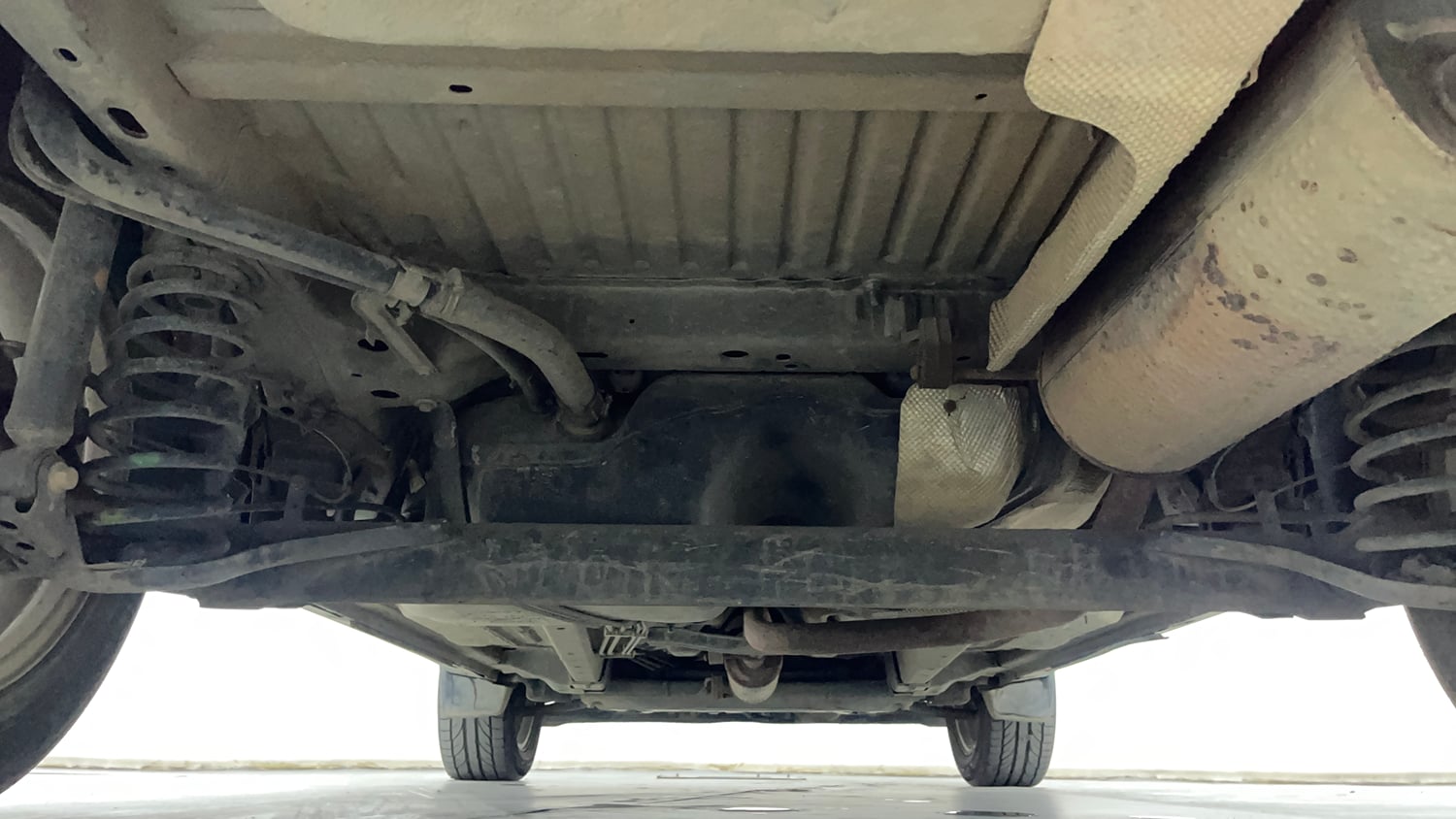 Used 2019 Ford EcoSport Titanium + 1.5L Ti-VCT AT Petrol Automatic extra REAR UNDERBODY VIEW (TAKEN FROM REAR)