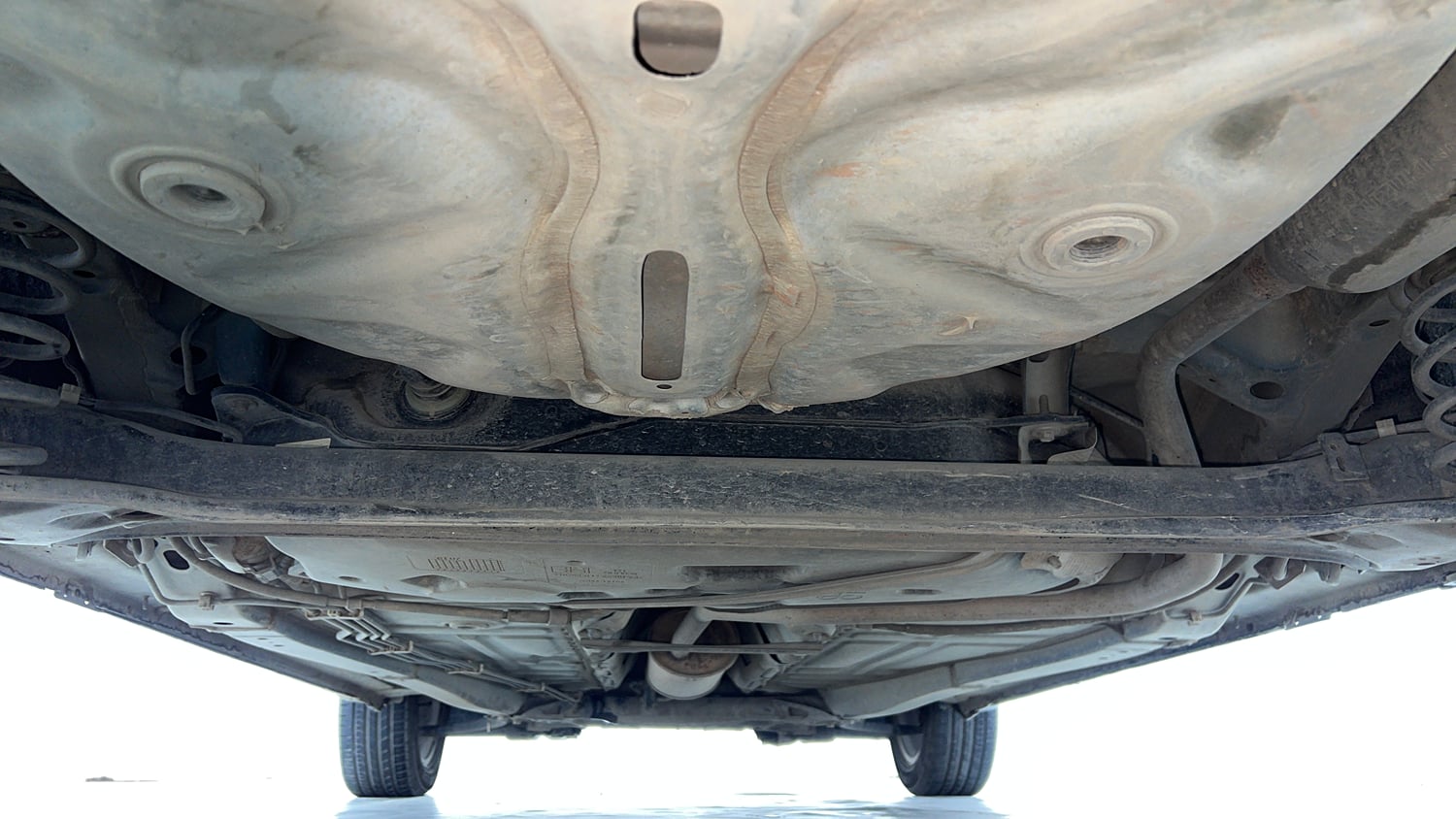 Used 2019 Maruti Suzuki Baleno Zeta Petrol Manual extra REAR UNDERBODY VIEW (TAKEN FROM REAR)