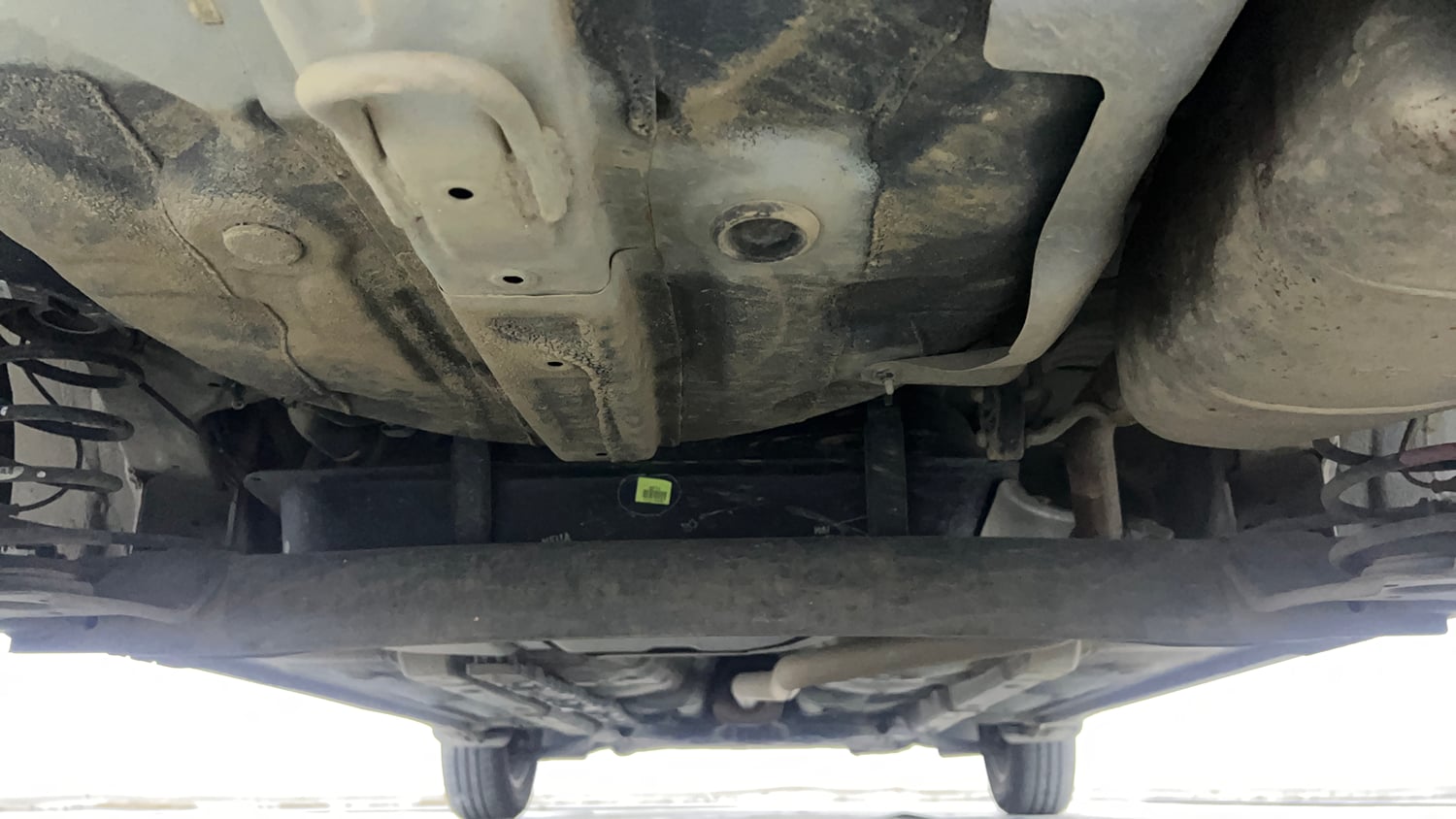 Used 2018 Hyundai Grand i10 Asta 1.2 Kappa VTVT Petrol Manual extra REAR UNDERBODY VIEW (TAKEN FROM REAR)