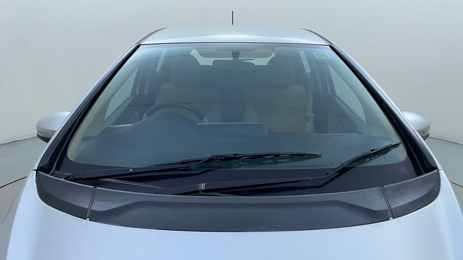 Used 2015 Honda Jazz V AT Petrol Petrol Automatic exterior FRONT WINDSHIELD VIEW