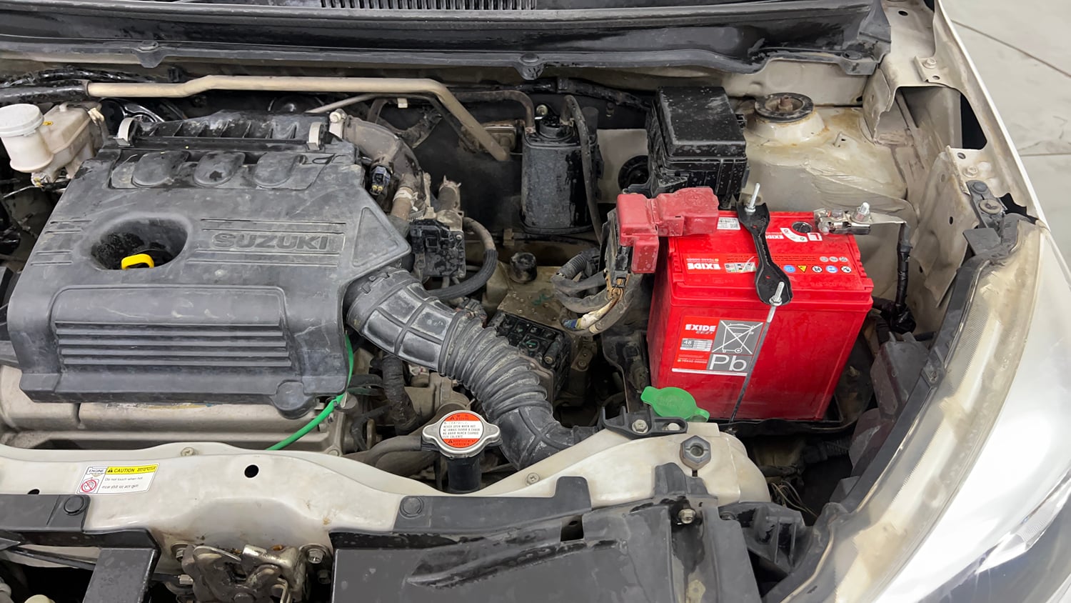 Used 2017 Maruti Suzuki Celerio VXI (O) AMT Petrol Automatic engine ENGINE LEFT SIDE VIEW