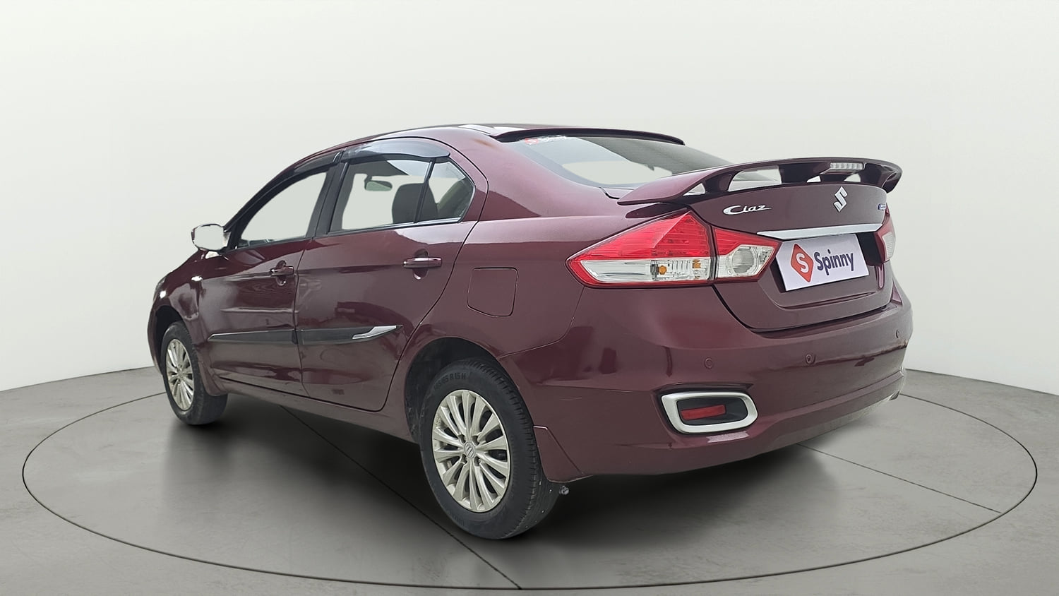 Used 2019 Maruti Suzuki Ciaz Delta Hybrid 1.5 Petrol Manual exterior LEFT REAR CORNER VIEW