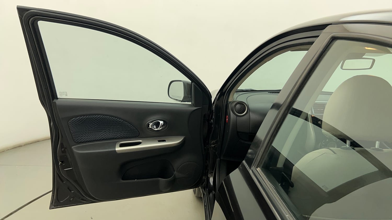 Used 2019 Nissan Micra XV CVT Petrol Automatic interior LEFT FRONT DOOR OPEN VIEW