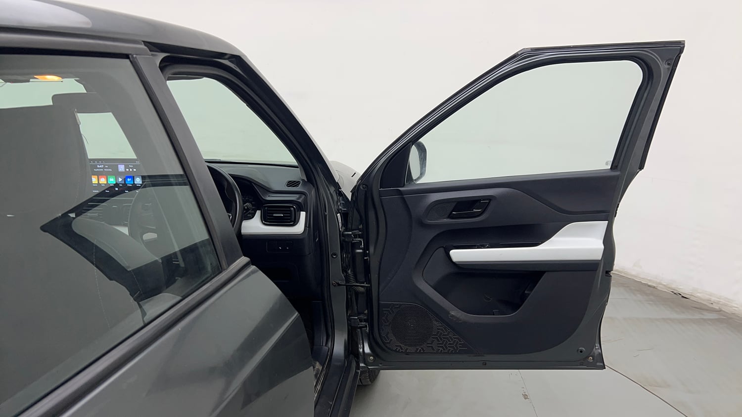 Used 2023 Tata Punch Pure MT Petrol Manual interior RIGHT FRONT DOOR OPEN VIEW
