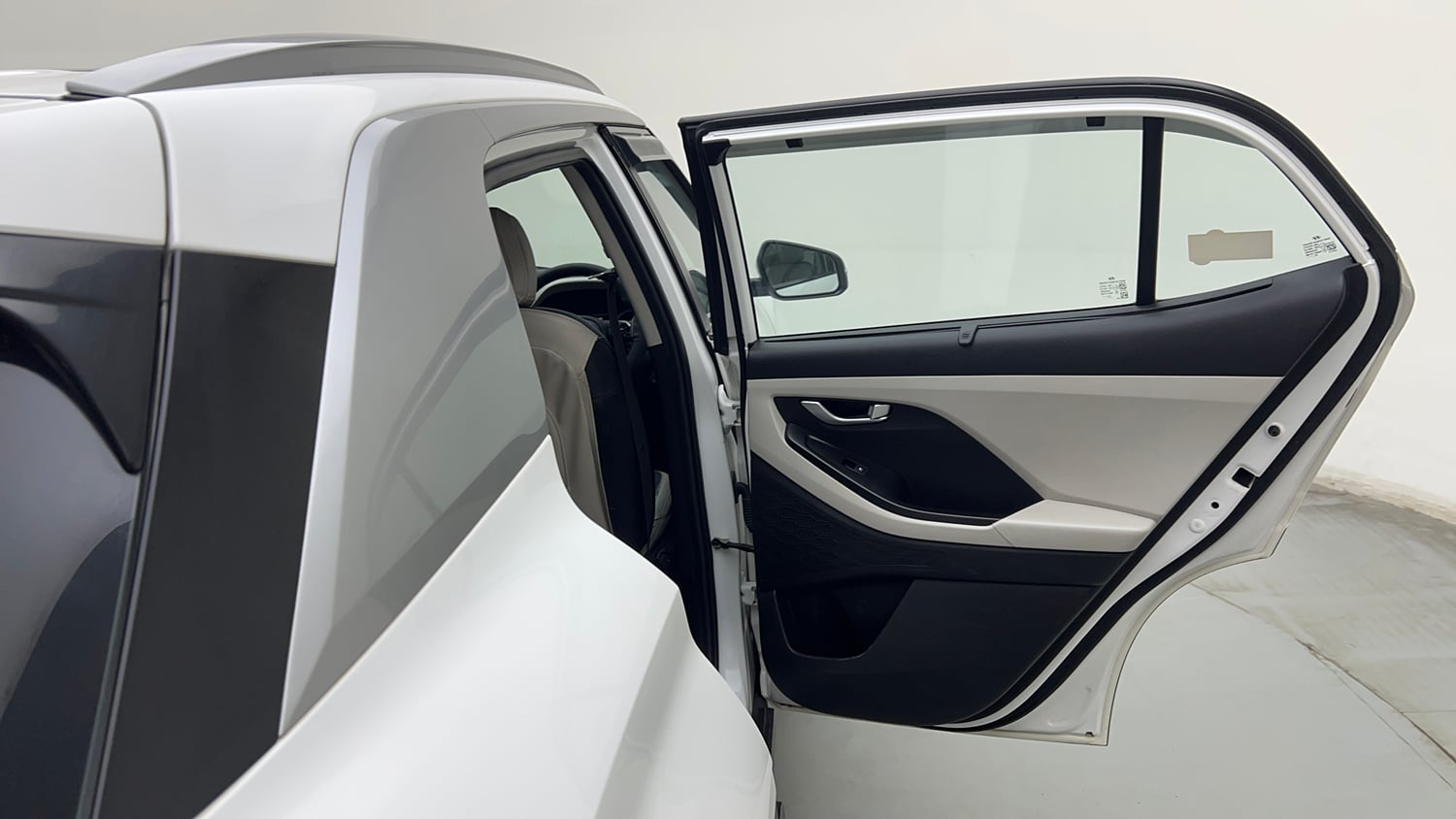 Used 2023 Hyundai Creta SX 1.5 Petrol Petrol Manual interior RIGHT REAR DOOR OPEN VIEW