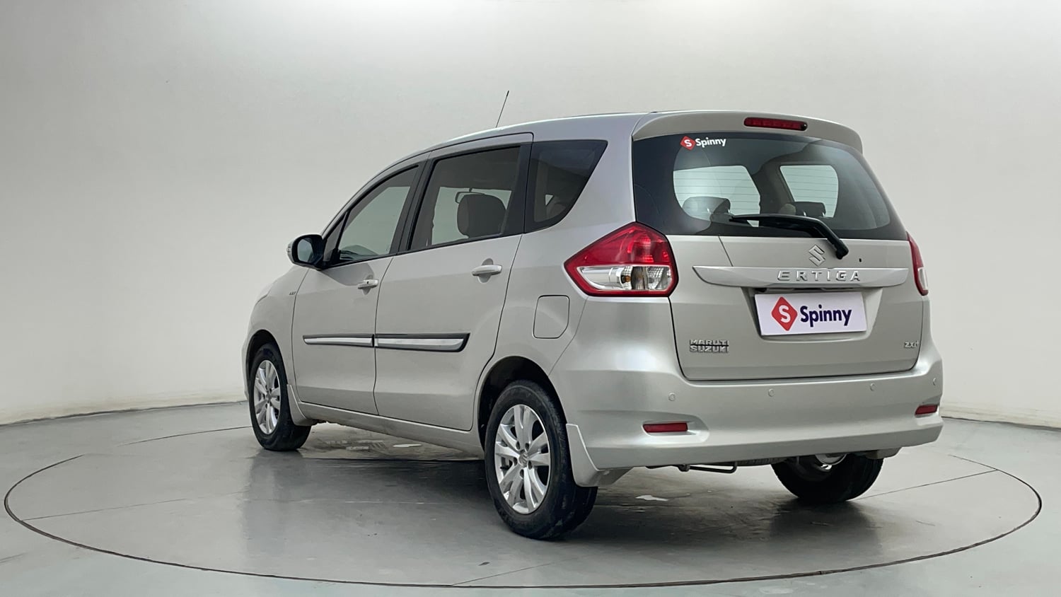 Used 2017 Maruti Suzuki Ertiga ZXI+ Petrol Manual exterior LEFT REAR CORNER VIEW