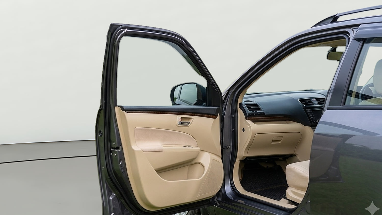 Used 2014 Maruti Suzuki Swift Dzire VXI Petrol Manual interior LEFT FRONT DOOR OPEN VIEW