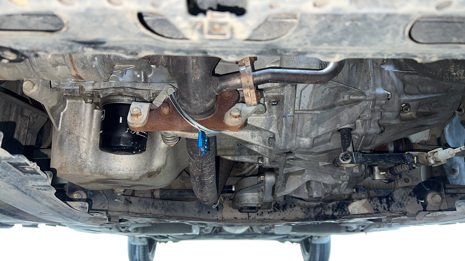 Used 2021 Maruti Suzuki Dzire VXi Petrol Manual extra FRONT LEFT UNDERBODY VIEW