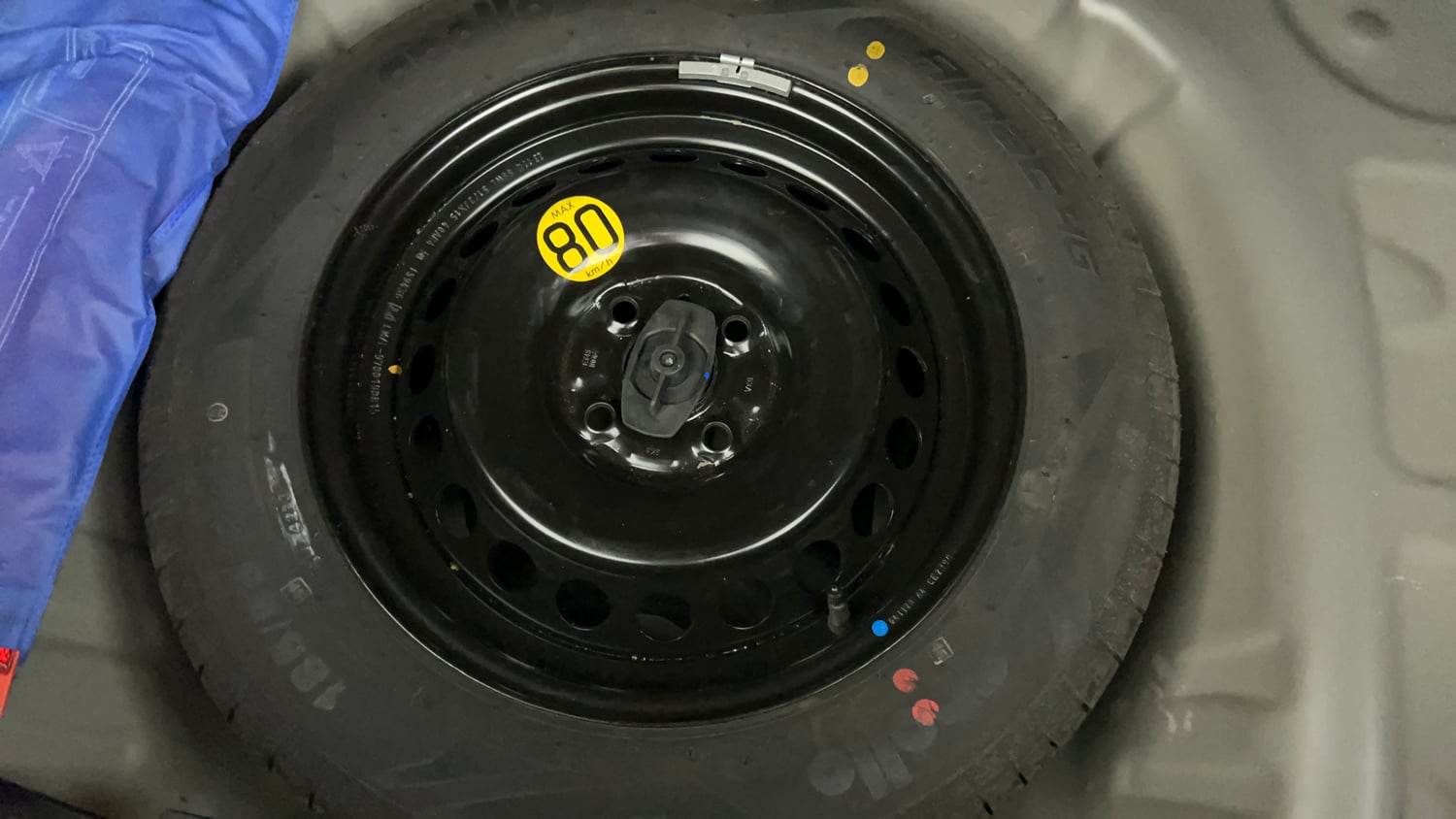 Used 2023 Maruti Suzuki Baleno Zeta MT Petrol Manual tyres SPARE TYRE VIEW