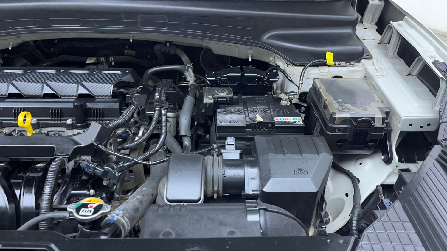 Used 2022 Hyundai Creta SX (O) 1.5 Petrol IVT Knight Petrol Automatic engine ENGINE LEFT SIDE VIEW