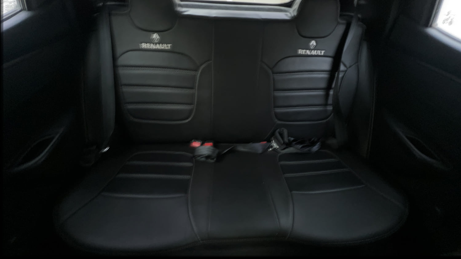 Used 2018 Renault Kwid 1.0 RXT AMT Opt Petrol Automatic interior REAR SEAT CONDITION VIEW