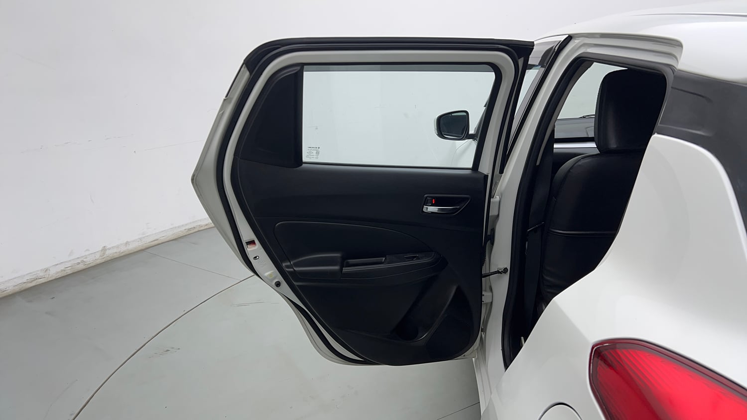 Used 2022 Maruti Suzuki Swift VXi Petrol Manual interior LEFT REAR DOOR OPEN VIEW