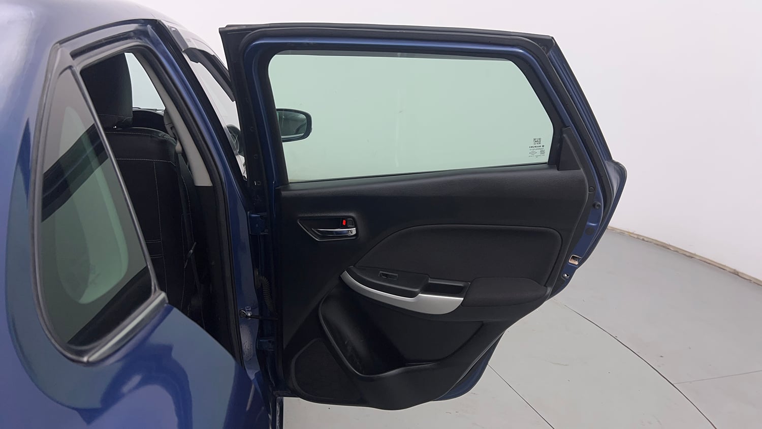 Used 2018 Maruti Suzuki Baleno Zeta 1.2 Petrol Manual interior RIGHT REAR DOOR OPEN VIEW