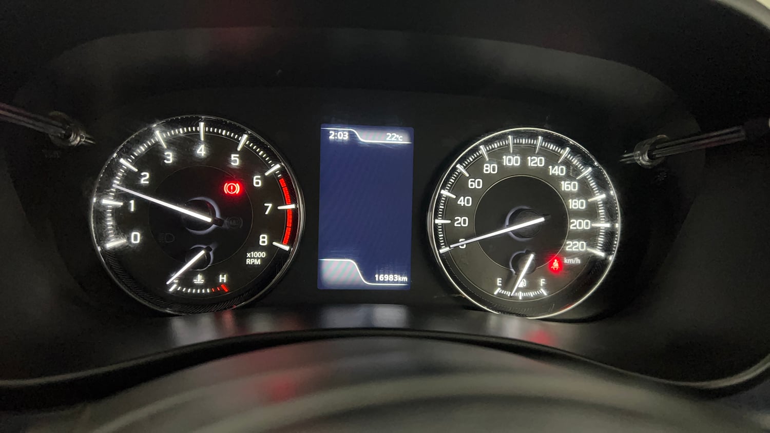 Used 2024 Maruti Suzuki Baleno Zeta MT Petrol Manual interior CLUSTERMETER VIEW