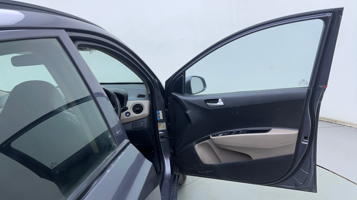 Used 2018 Hyundai Grand i10 Asta U2 1.2 CRDi Diesel Manual interior RIGHT FRONT DOOR OPEN VIEW