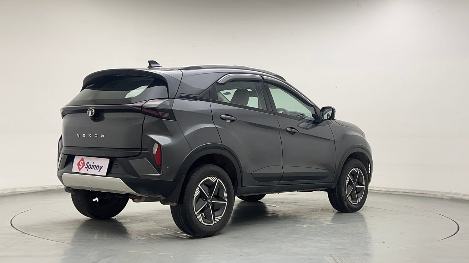 Used 2024 Tata Nexon Creative Plus S 1.2 Revotron Petrol 6AMT Petrol Automatic exterior RIGHT REAR CORNER VIEW