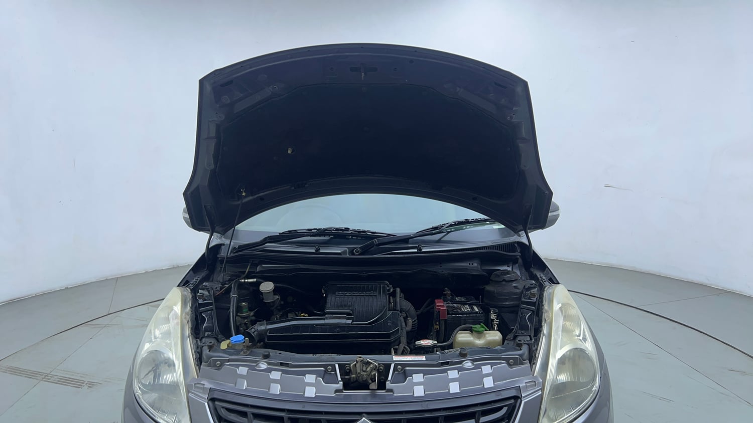 Used 2012 Maruti Suzuki Swift Dzire VXI Petrol Manual engine ENGINE & BONNET OPEN FRONT VIEW