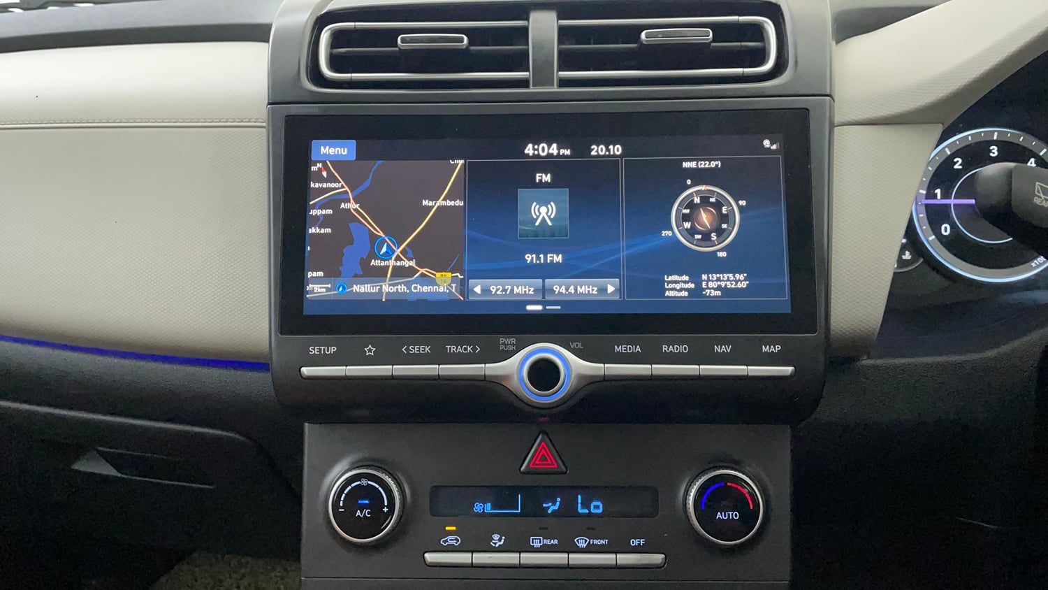 Used 2020 Hyundai Creta SX 1.5 Diesel Diesel Manual interior MUSIC SYSTEM & AC CONTROL VIEW