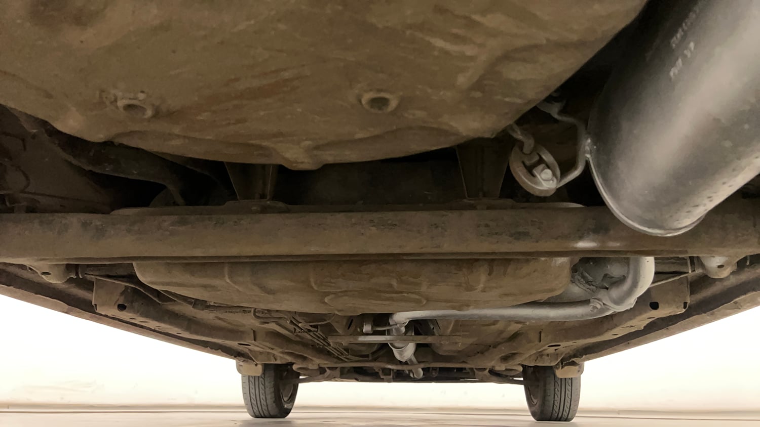 Used 2017 Tata Tigor Revotron XZ (O) Petrol Manual extra REAR UNDERBODY VIEW (TAKEN FROM REAR)