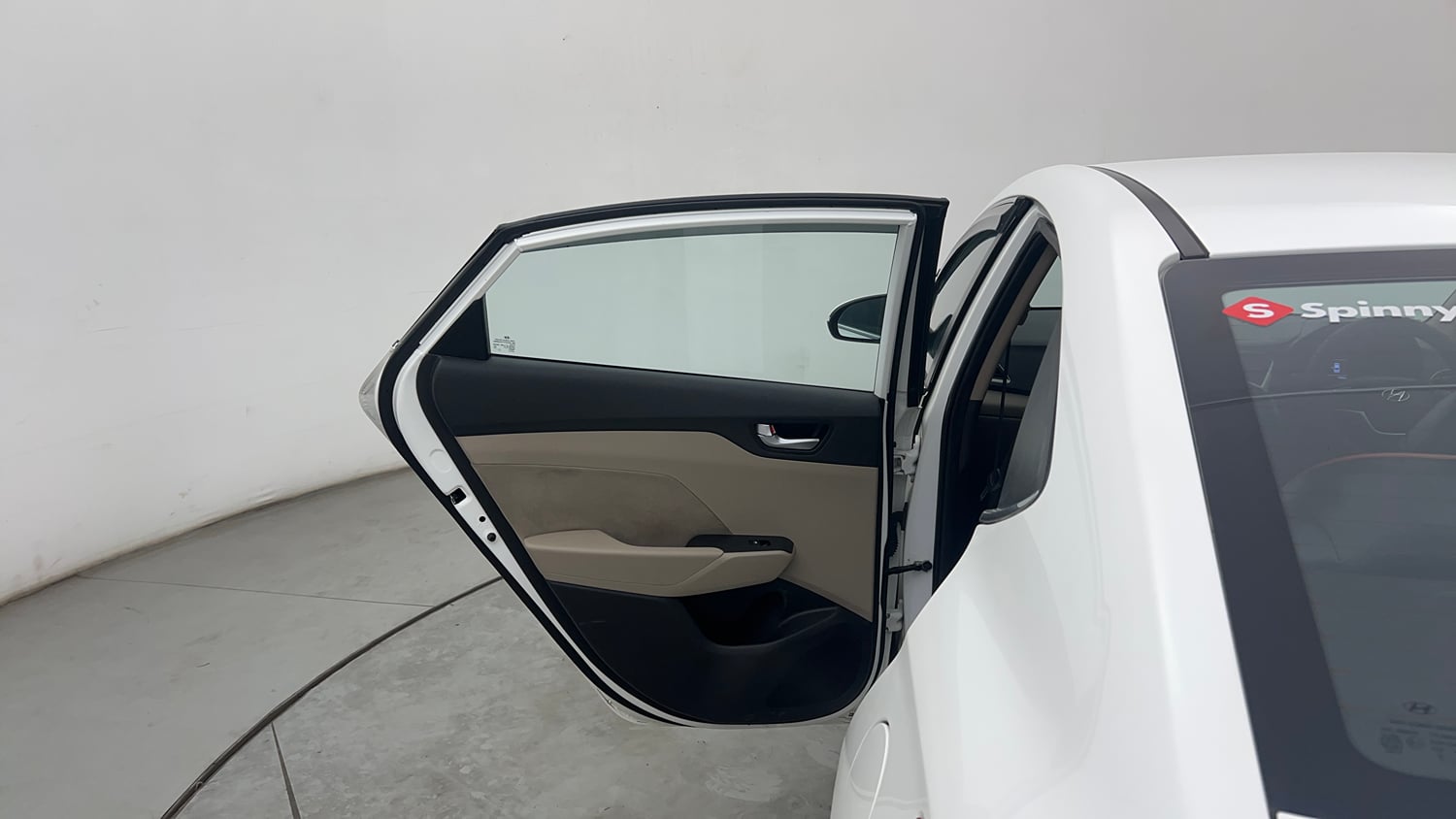 Used 2019 Hyundai Verna SX 1.6 VTVT Petrol Manual interior LEFT REAR DOOR OPEN VIEW