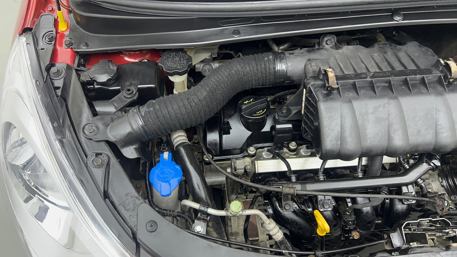 Used 2013 Hyundai i10 Magna 1.2 Kappa2 Petrol Manual engine ENGINE RIGHT SIDE VIEW