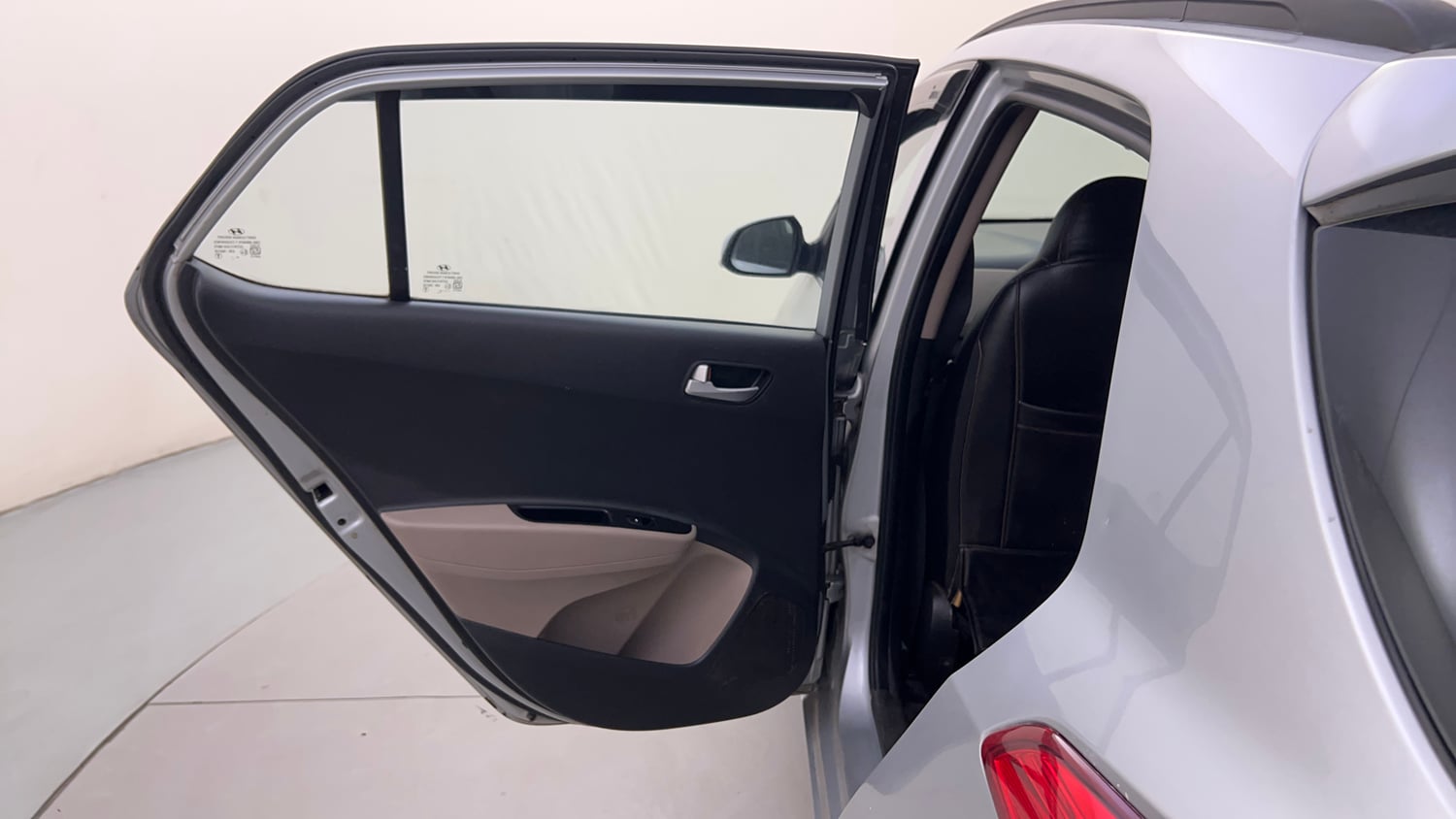 Used 2019 Hyundai Grand i10 Sportz 1.2 Kappa VTVT Petrol Manual interior LEFT REAR DOOR OPEN VIEW