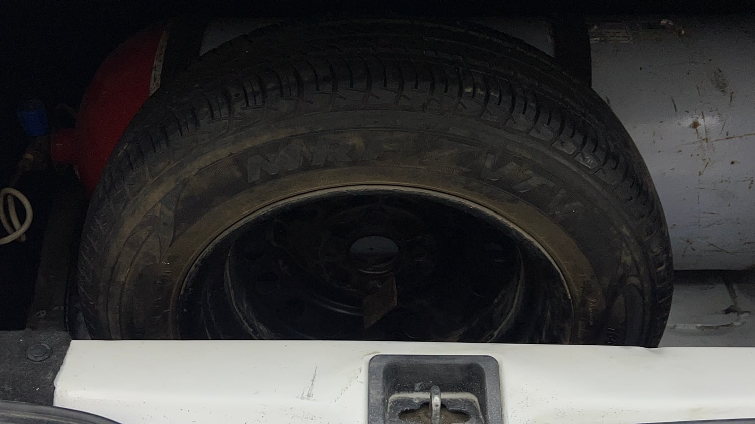 Used 2022 Maruti Suzuki Wagon R 1.0 VXi (O) 1.0 Petrol Manual tyres SPARE TYRE VIEW