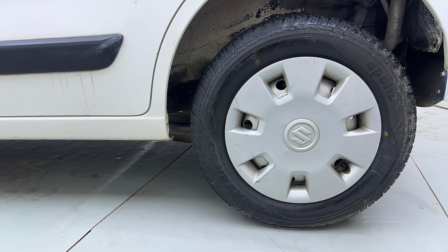 Used 2018 Maruti Suzuki Wagon R LXI Petrol Manual tyres LEFT REAR TYRE RIM VIEW