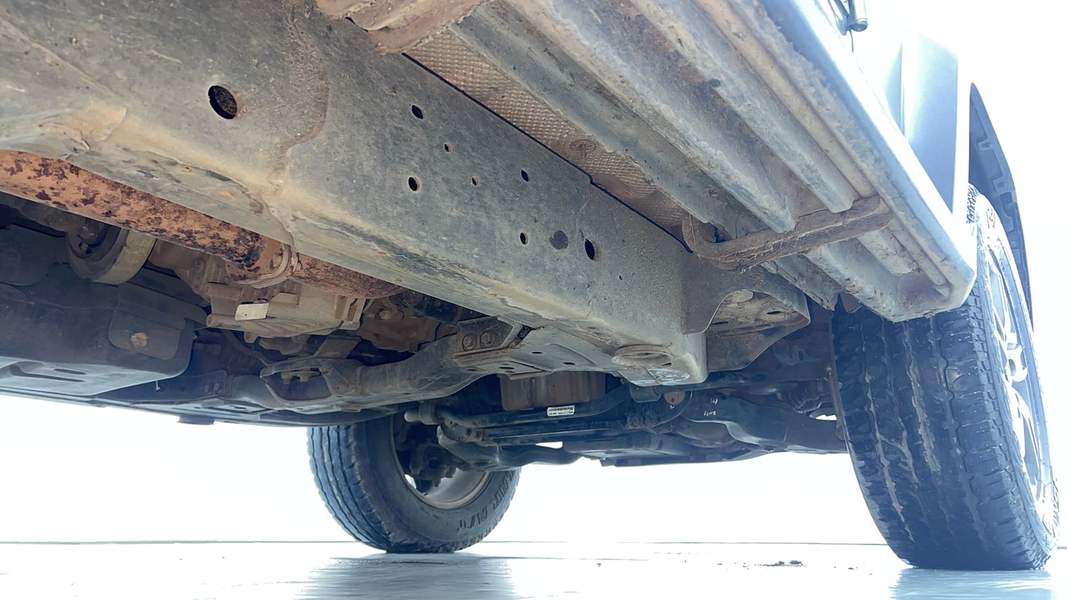 Used 2021 mahindra Thar LX Hard Top Petrol MT 4WD Petrol Manual extra REAR RIGHT UNDERBODY VIEW