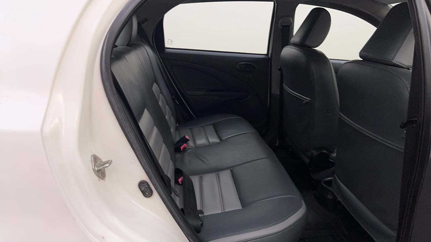 Used 2013 Toyota Etios Liva G Petrol Manual interior RIGHT SIDE REAR DOOR CABIN VIEW