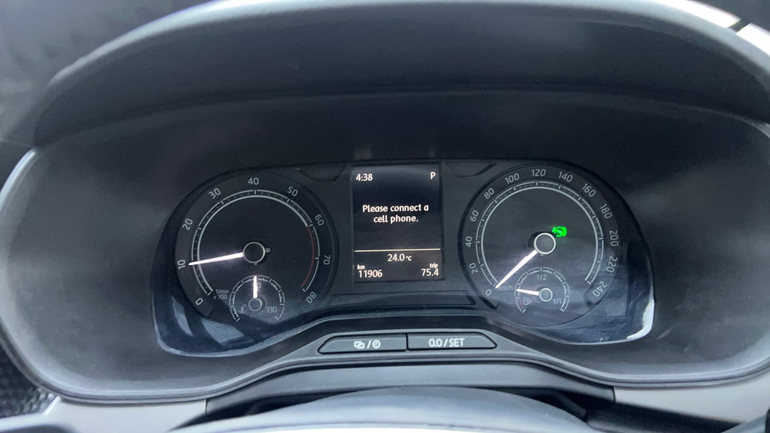 Used 2024 Skoda Kushaq Ambition 1.0 TSI AT Petrol Automatic interior CLUSTERMETER VIEW