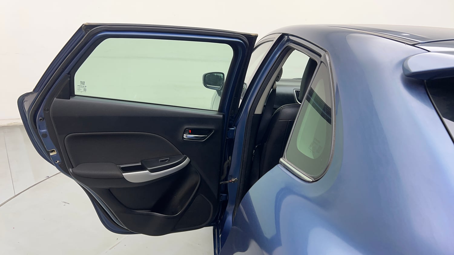 Used 2018 Maruti Suzuki Baleno Zeta 1.2 AT Petrol Automatic interior LEFT REAR DOOR OPEN VIEW