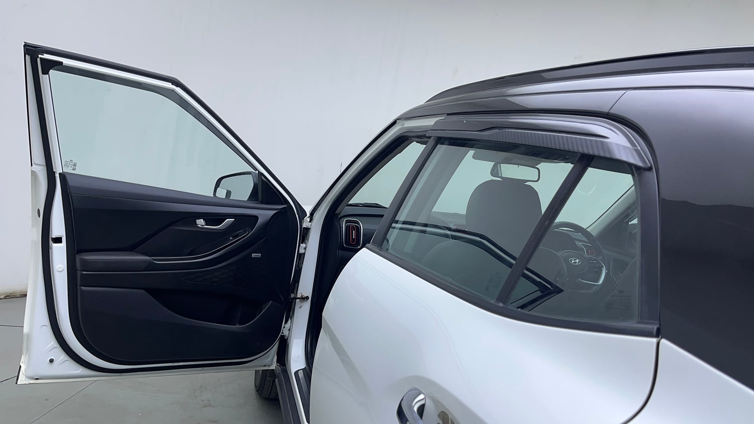 Used 2022 Hyundai Creta SX (O) 1.5 Petrol IVT Knight Petrol Automatic interior LEFT FRONT DOOR OPEN VIEW