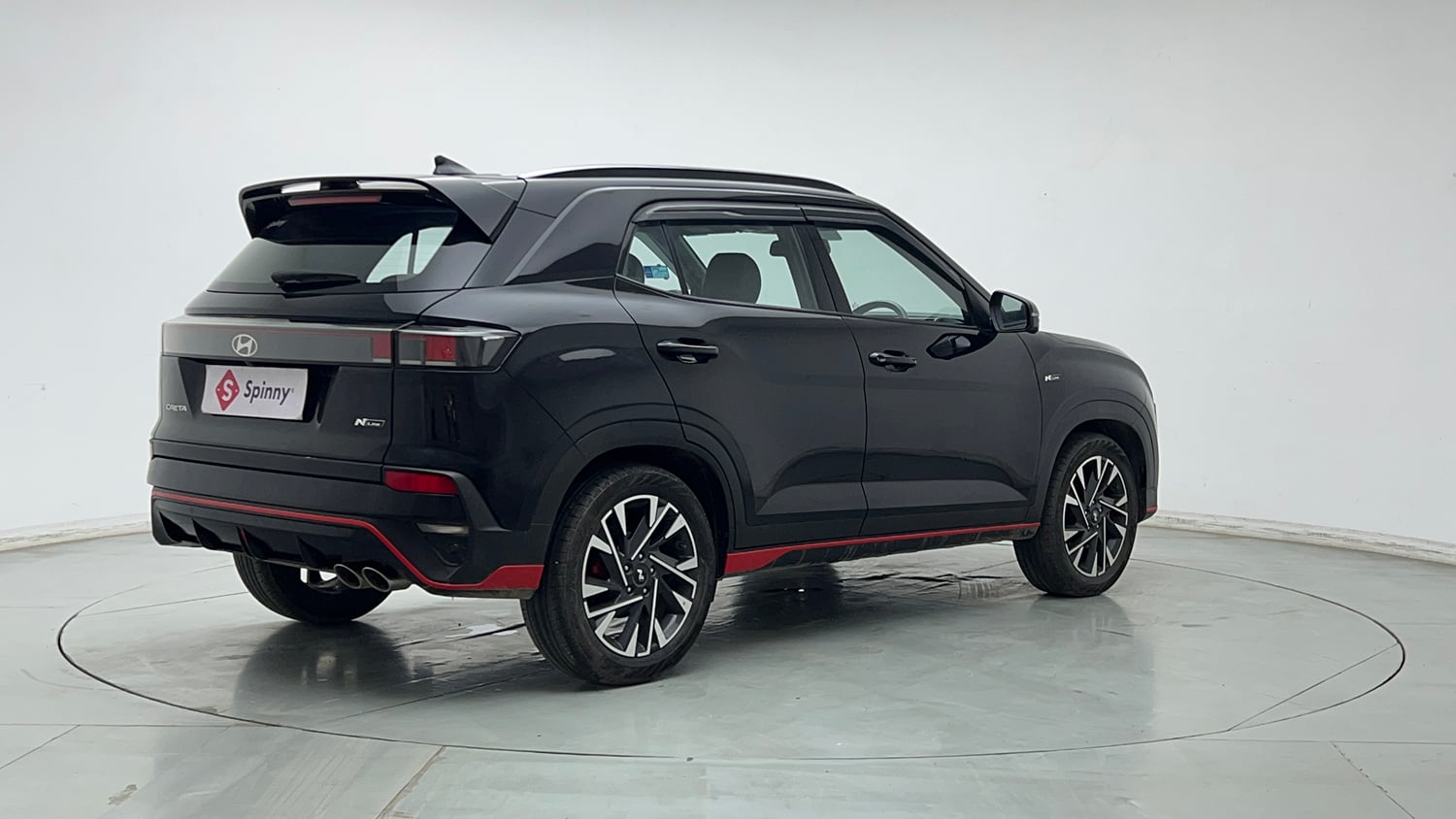 Used 2024 Hyundai Creta N-Line N10 1.5 Turbo DCT Petrol Automatic exterior RIGHT REAR CORNER VIEW